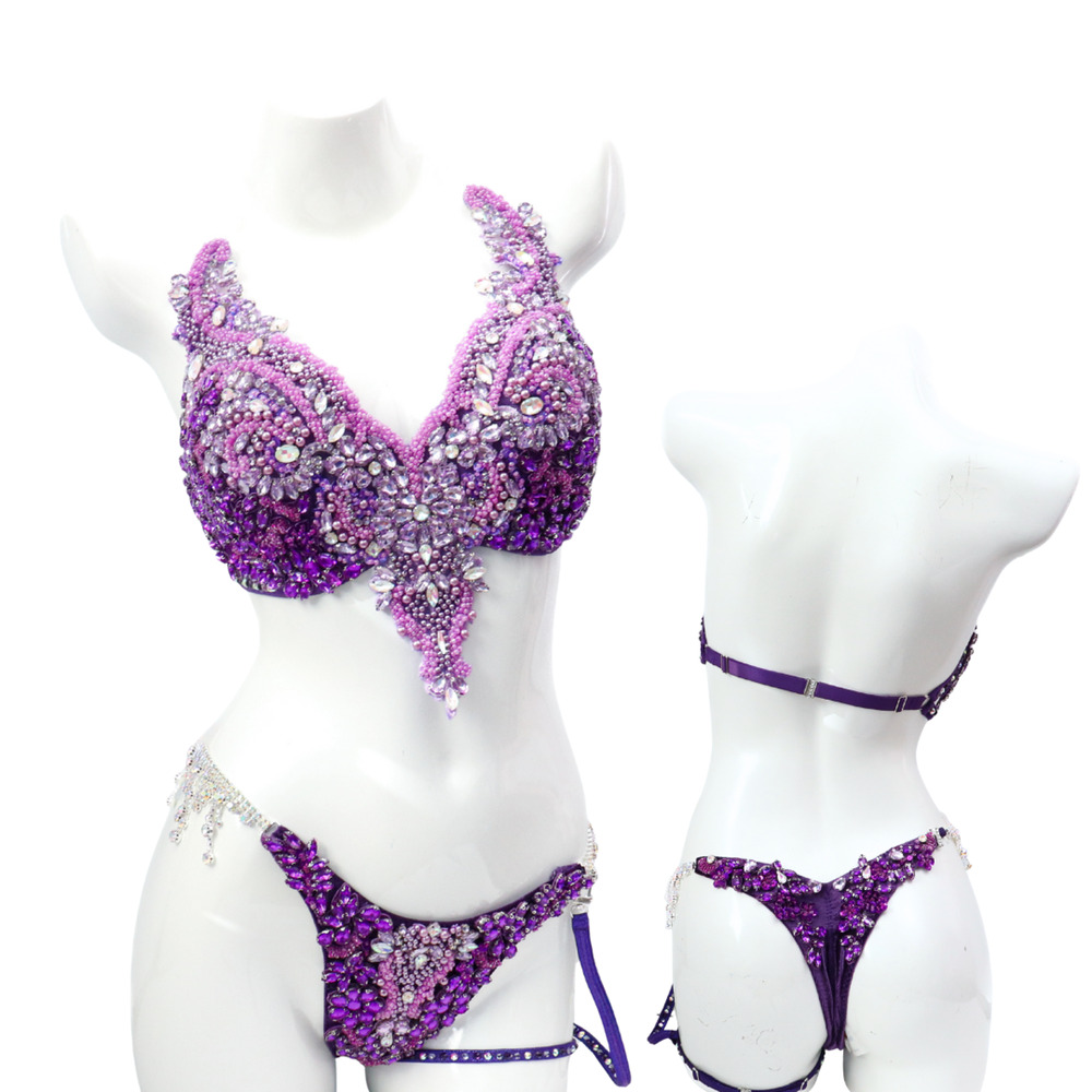 Purple Majesty Bikini. Medium Molded/Pro with Modest Front.